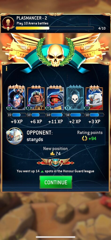 Improve your team and engrave your title as legendary commander into the leaderboards!